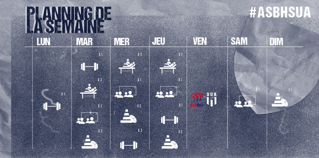 Planning de la semaine